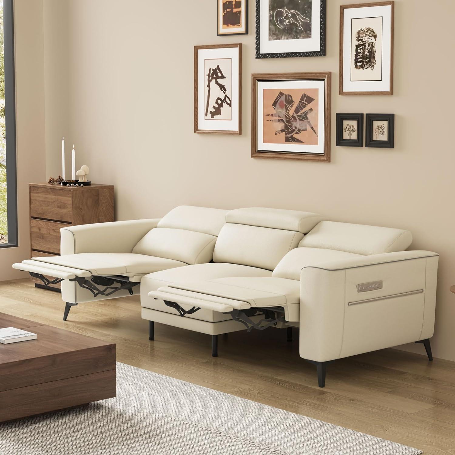 Our take on the Extra Comfort Leather Sofa Set: Stylish & Cozy