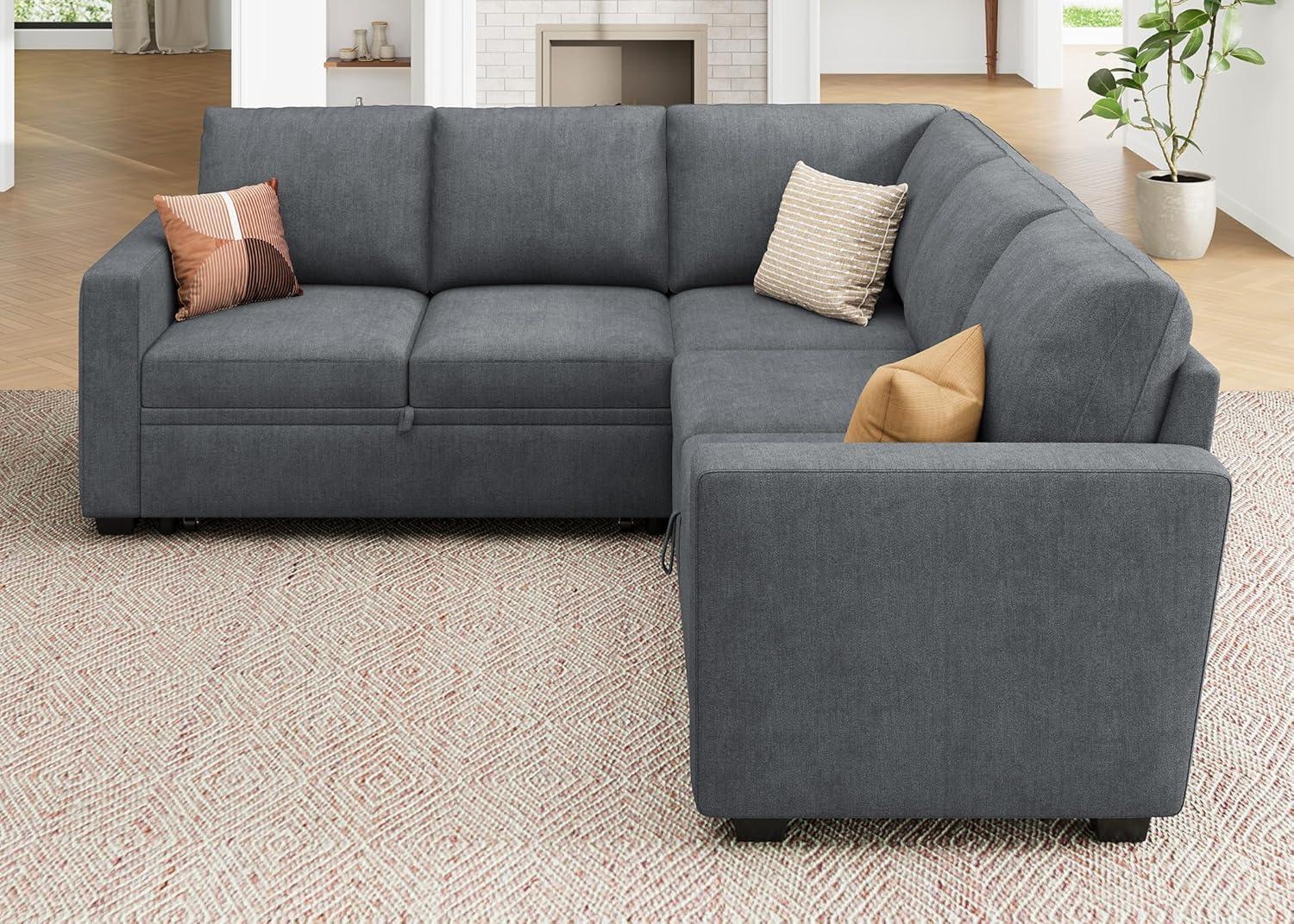 How⁣ We Loved the HONBAY Modular sleeper Sofa's Comfort & ⁣Storage