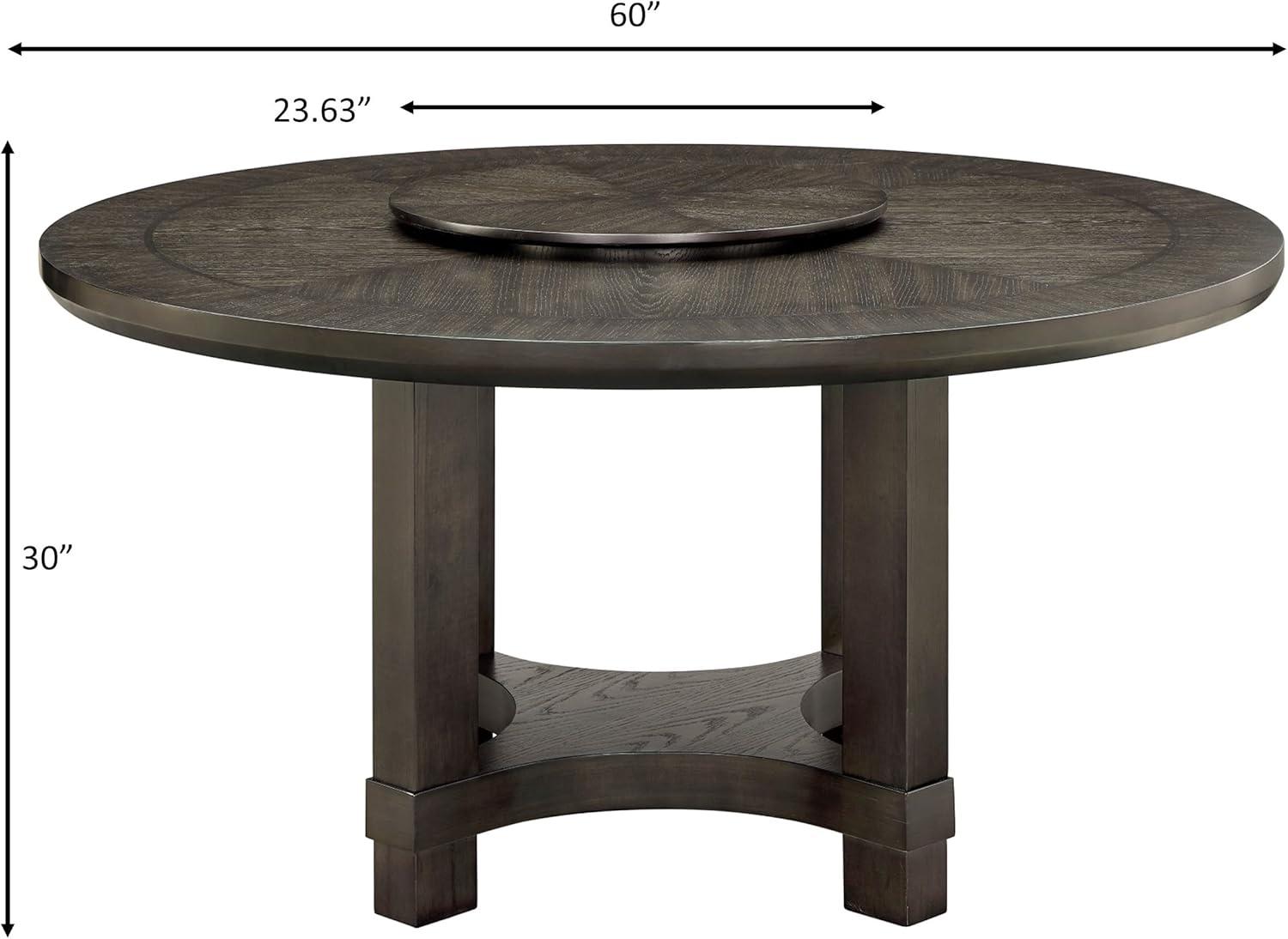 Gather 'Round: Our Take on the Lazy Susan Dining Table for Six
