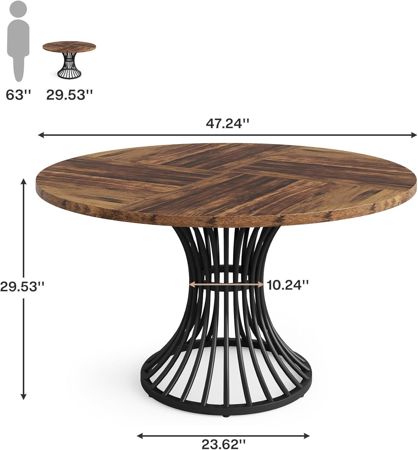 Why We Love Tribesigns' round Farmhouse Table for‍ Our Space