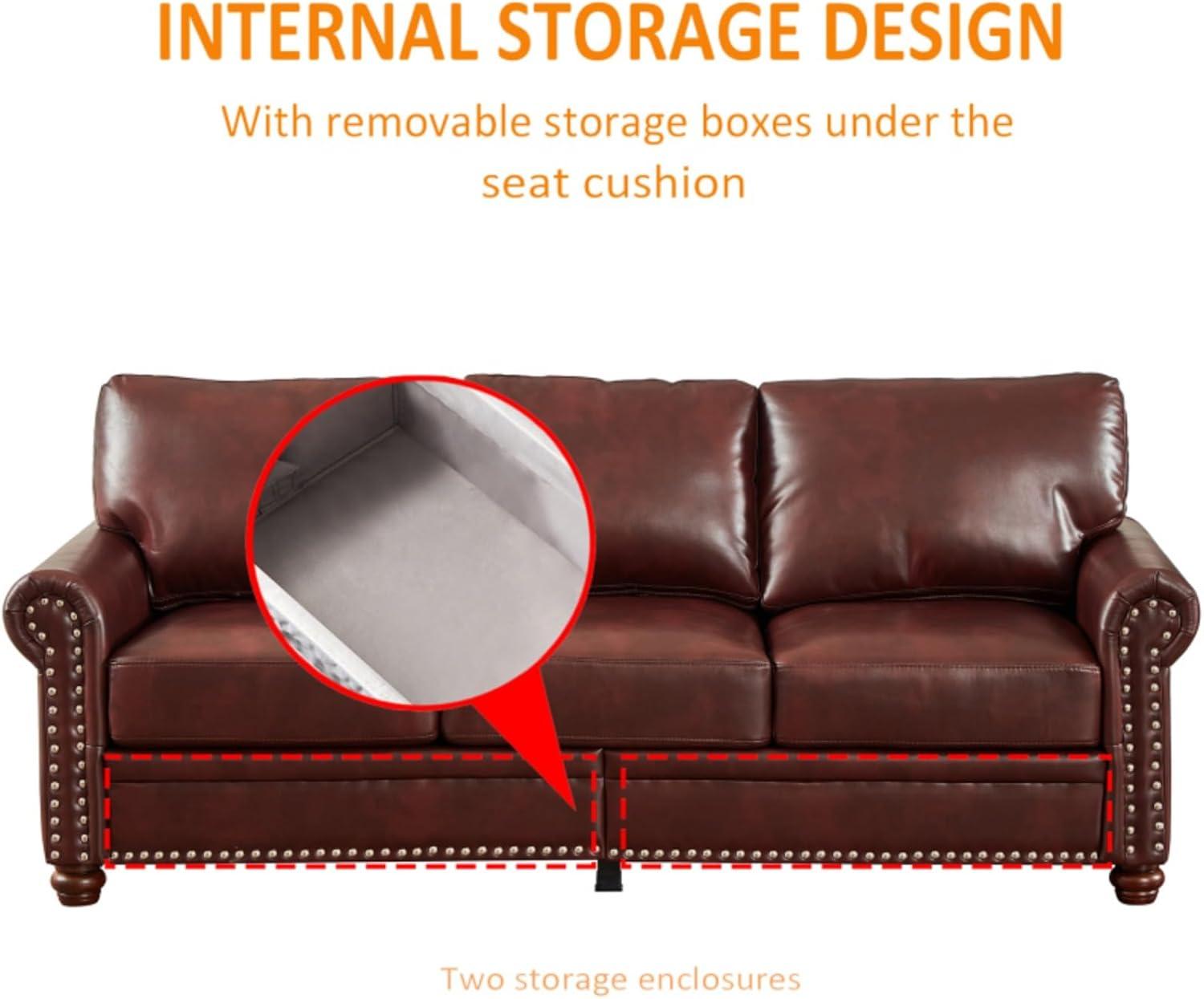 Our Thoughtful Review: Elegant & Sturdy Burgundy⁤ Sofa for Every Space