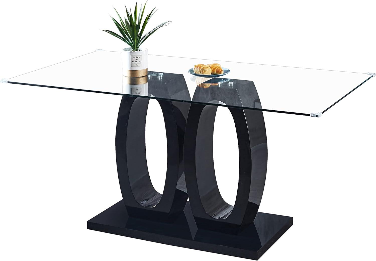 Why We Love the Knocbel ⁣Glass Dining Table's modern Elegance