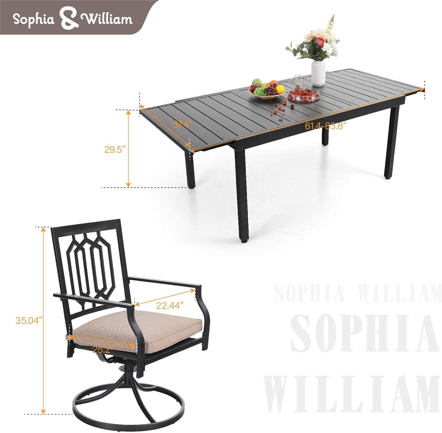 Why We Love the Sophia & William 7-Piece Patio Dining‍ Set