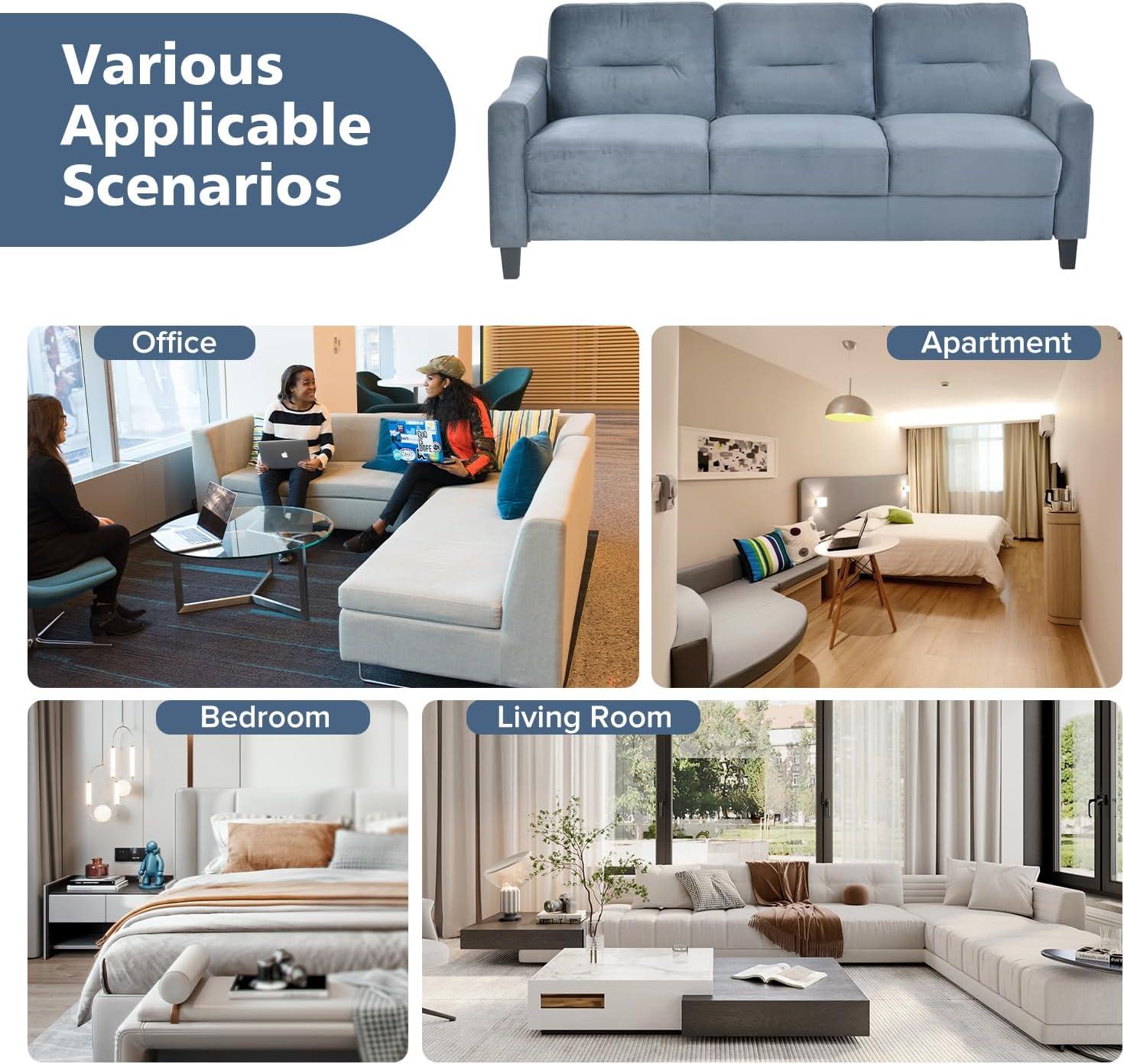 Our Take on Harper & Bright's ‌Velvet 3-Piece Sectional Sofa Set