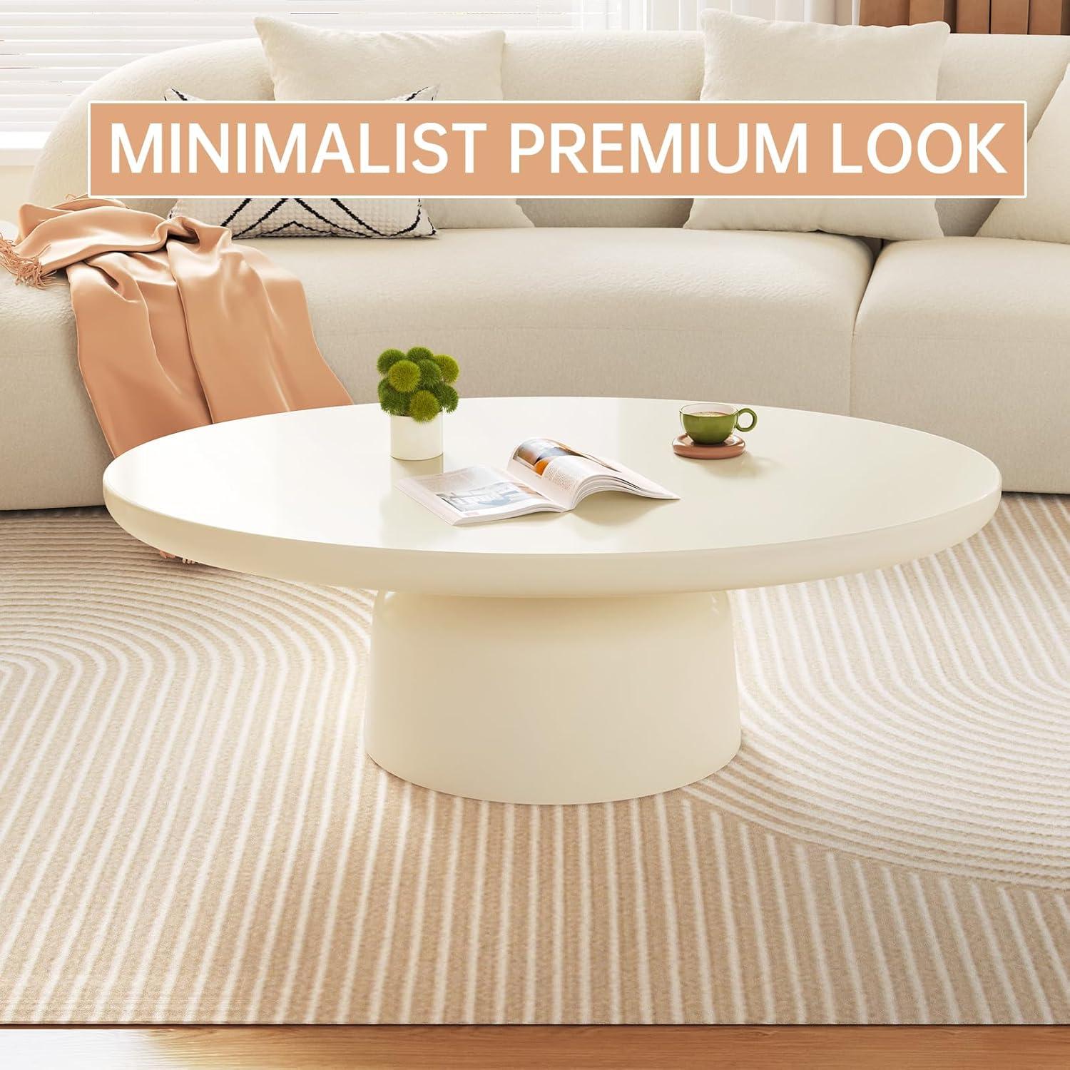 Why We Love Our ⁣cream White ‍Oval Coffee Table: Stylish ​& ‍Sturdy