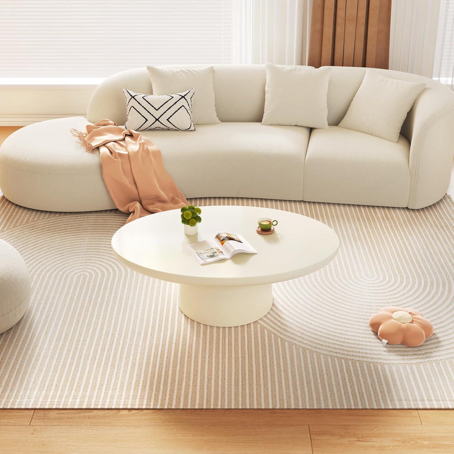 Why We ⁣Love Our Cream ⁣White Oval Coffee Table:⁤ Stylish & Sturdy