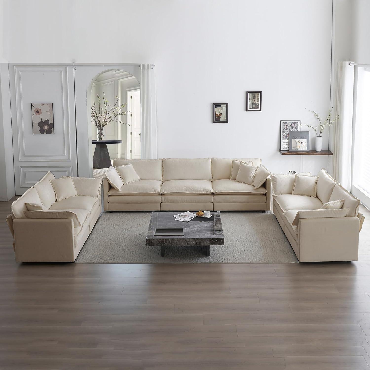 Top‍ Faux leather & Fabric Sofa Sets:‌ Stylish Living‌ Room Picks