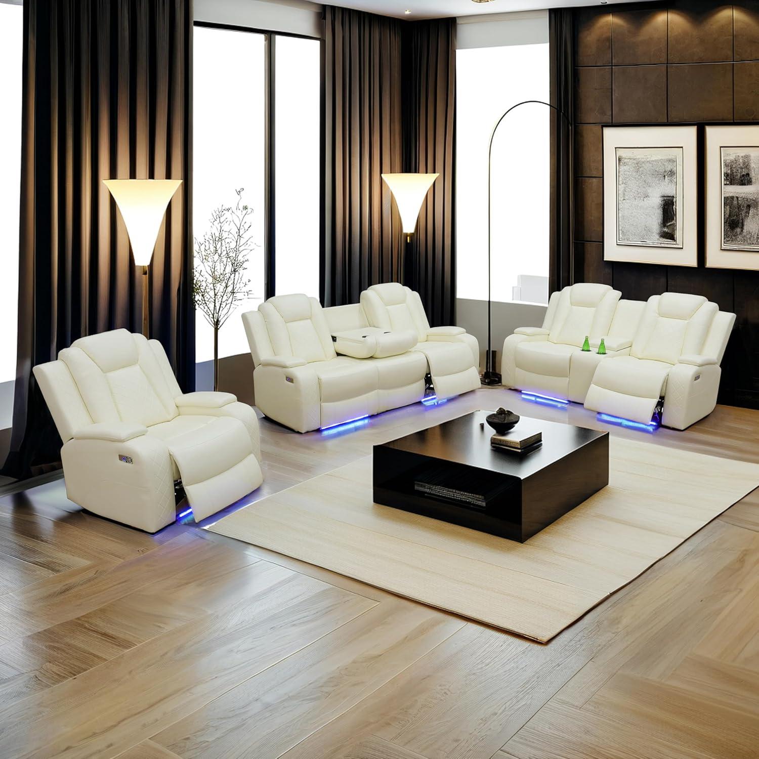 top Faux ⁤Leather & Fabric Sofa Sets: Stylish Living⁢ Room Picks