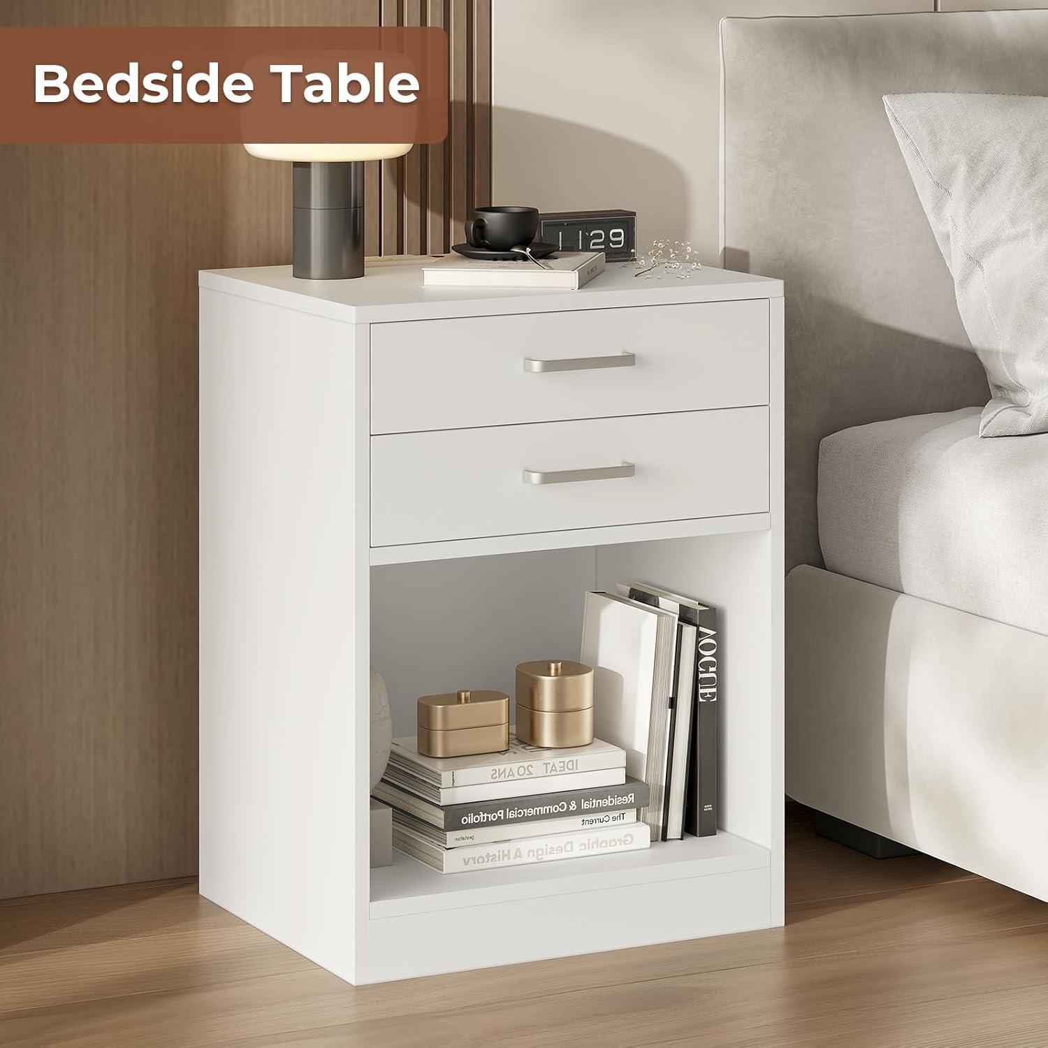 Our Honest Take on ADORNEVE's Versatile Nightstands with Charging