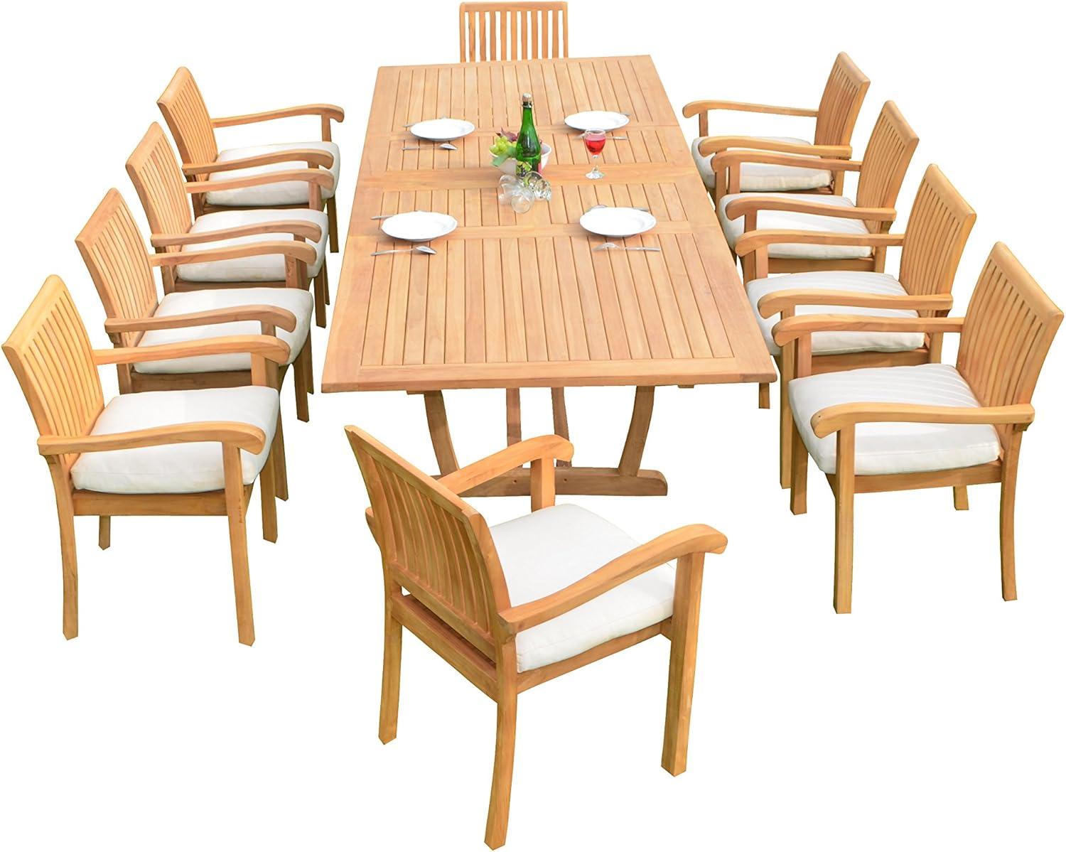 our Experience with the 11 PC Teak Patio⁢ Dining Set: Durable &‌ Versatile