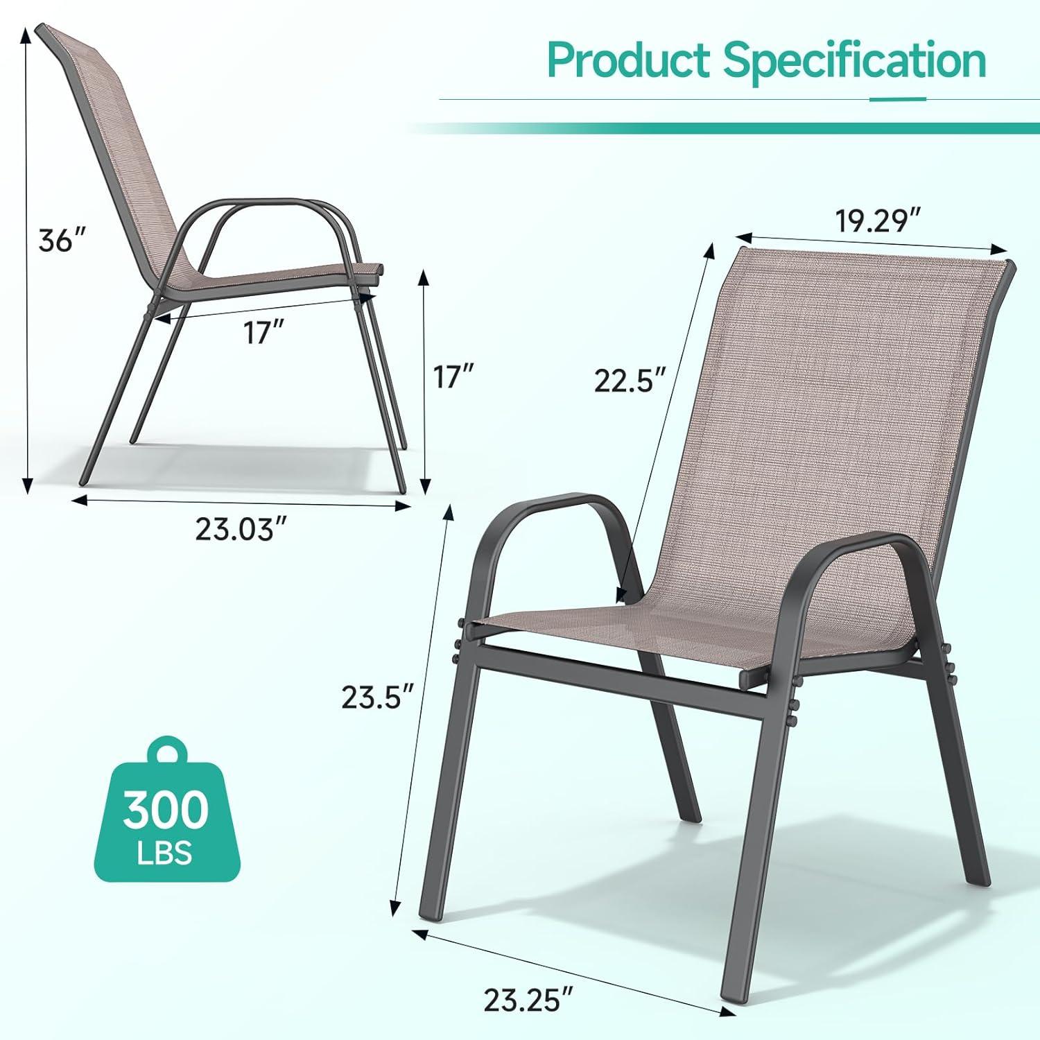 Our honest Take: Stylish & Sturdy Patio chairs Set of 6 Review