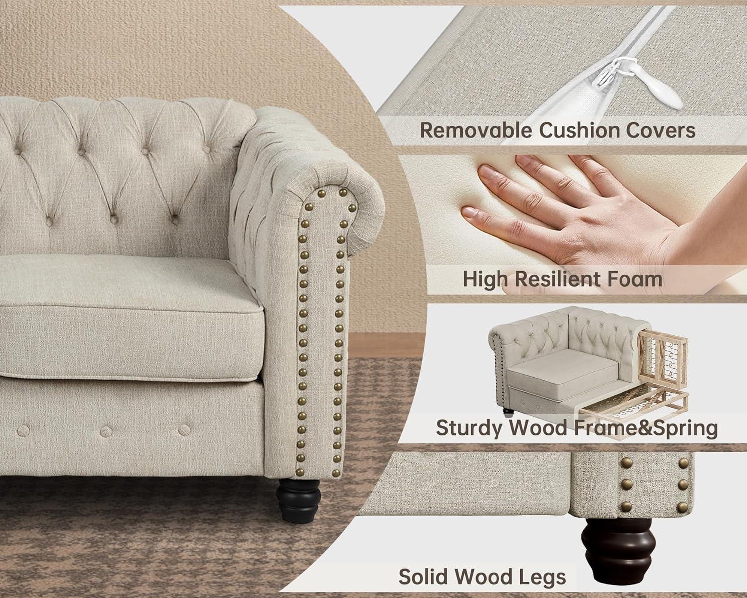Why We're Loving the Morden Fort Chesterfield‌ Sofa Set