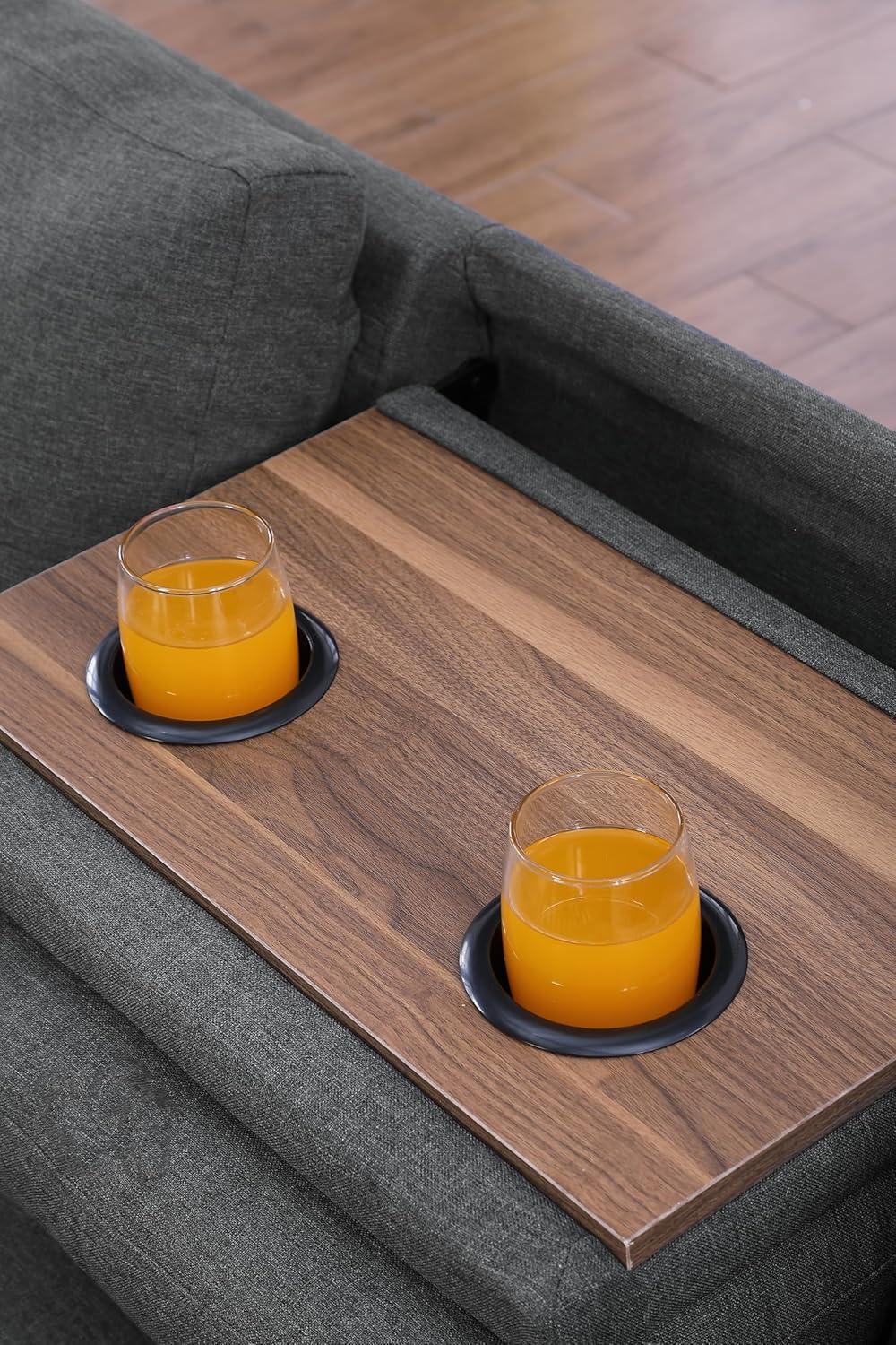 Our⁤ Take on​ the Stylish L-Shaped Sectional Sofa with storage & Cup Holders