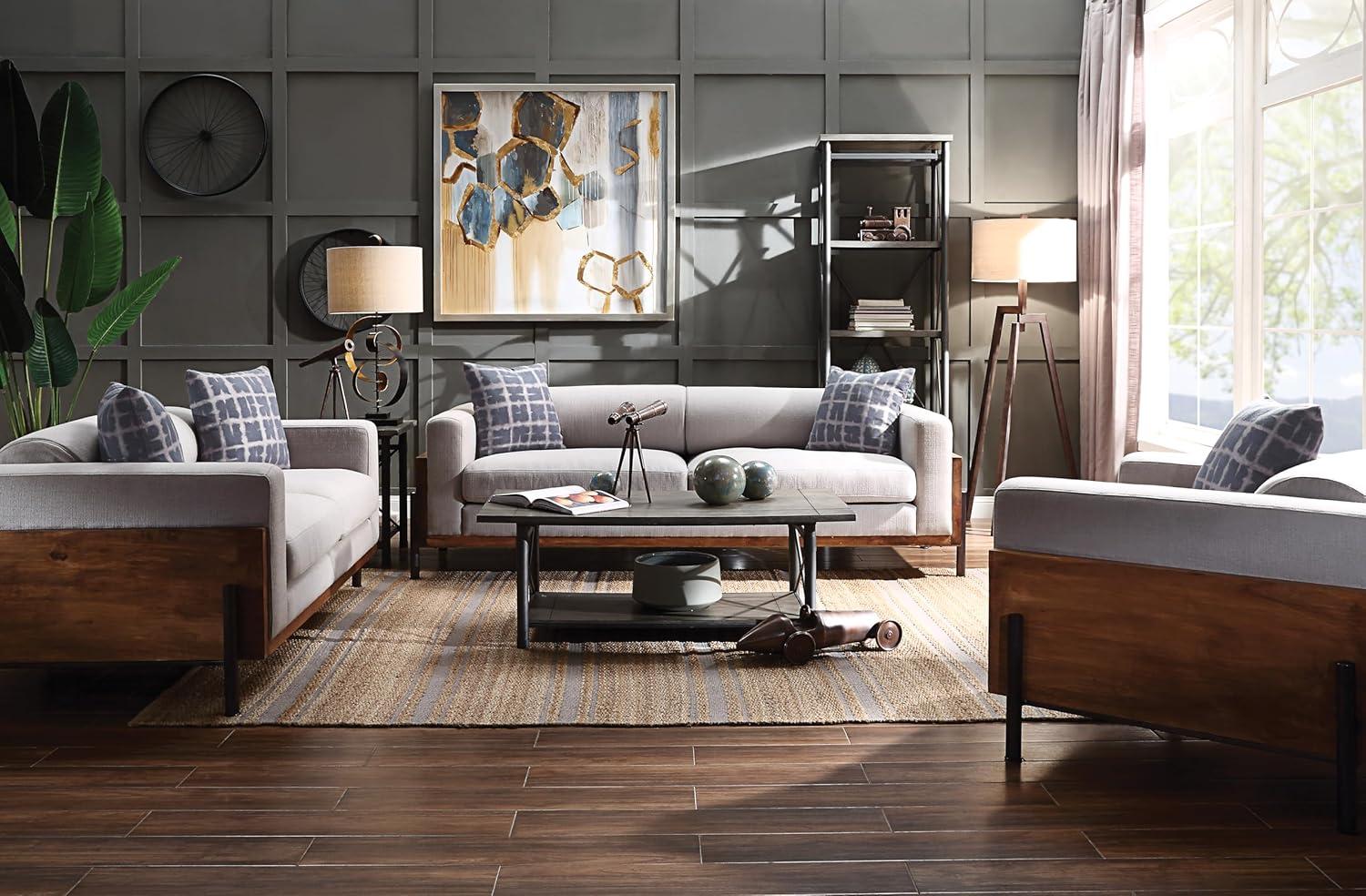 Top Faux Leather & Fabric Sofa Sets: Stylish ​Living Room ‍Picks