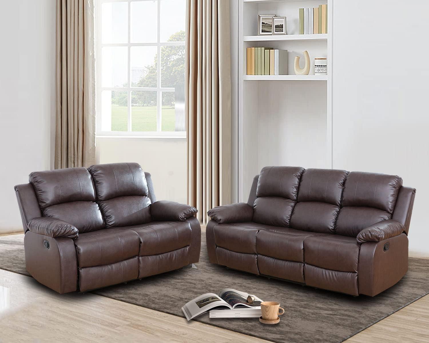 top Faux Leather & Fabric Sofa Sets: Stylish‍ Living room Picks