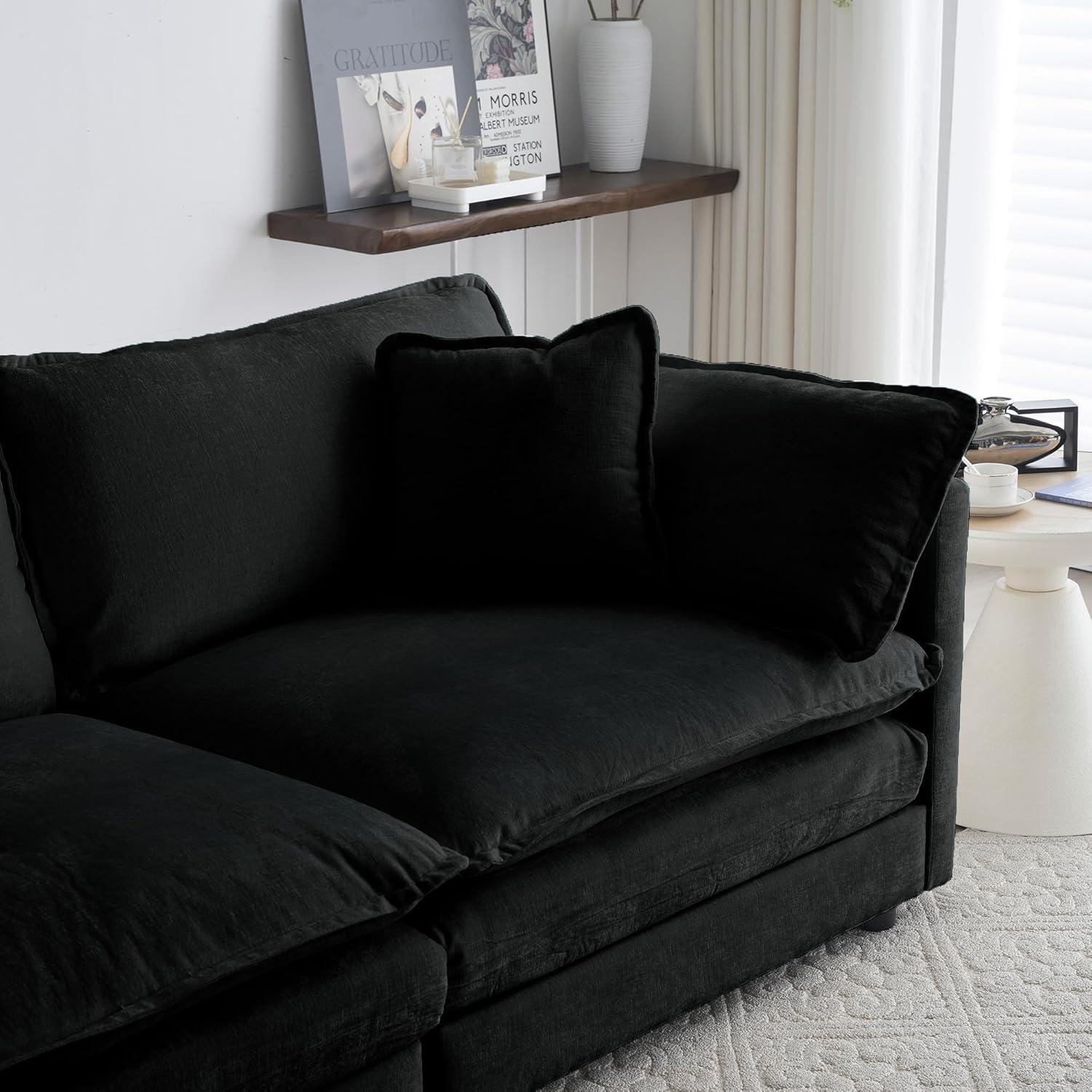 Our Experience ⁤with mikibama's Modular‍ Armless Chenille Sofa
