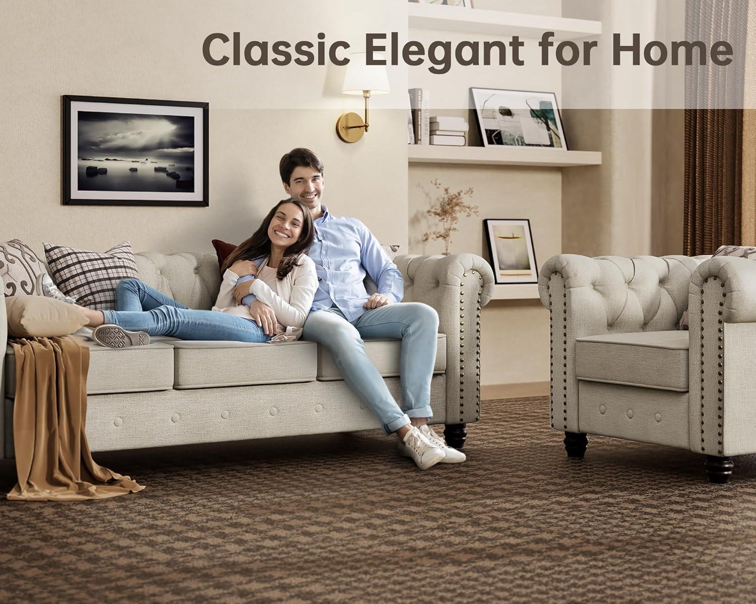 Why​ We're Loving the Morden Fort Chesterfield Sofa Set