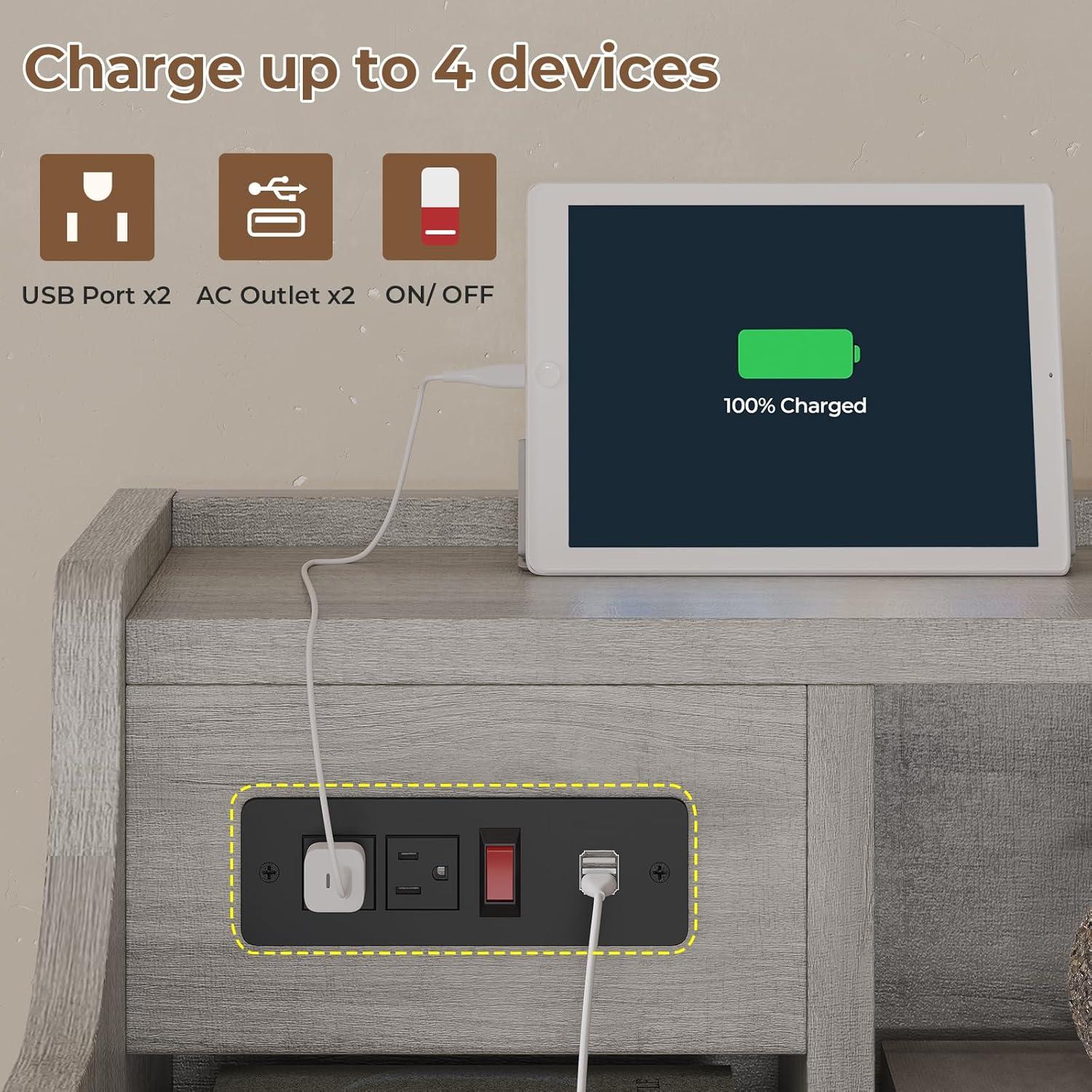 How We Upgraded Our Space with the Tiptiper Nightstand & charging Hub