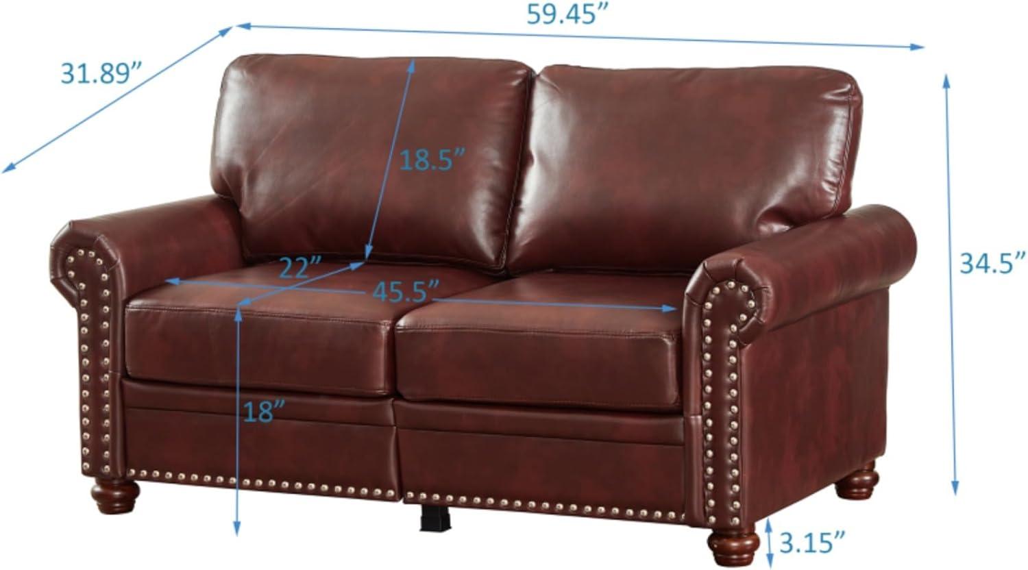 Our Thoughtful Review: Elegant & Sturdy Burgundy Sofa for Every Space