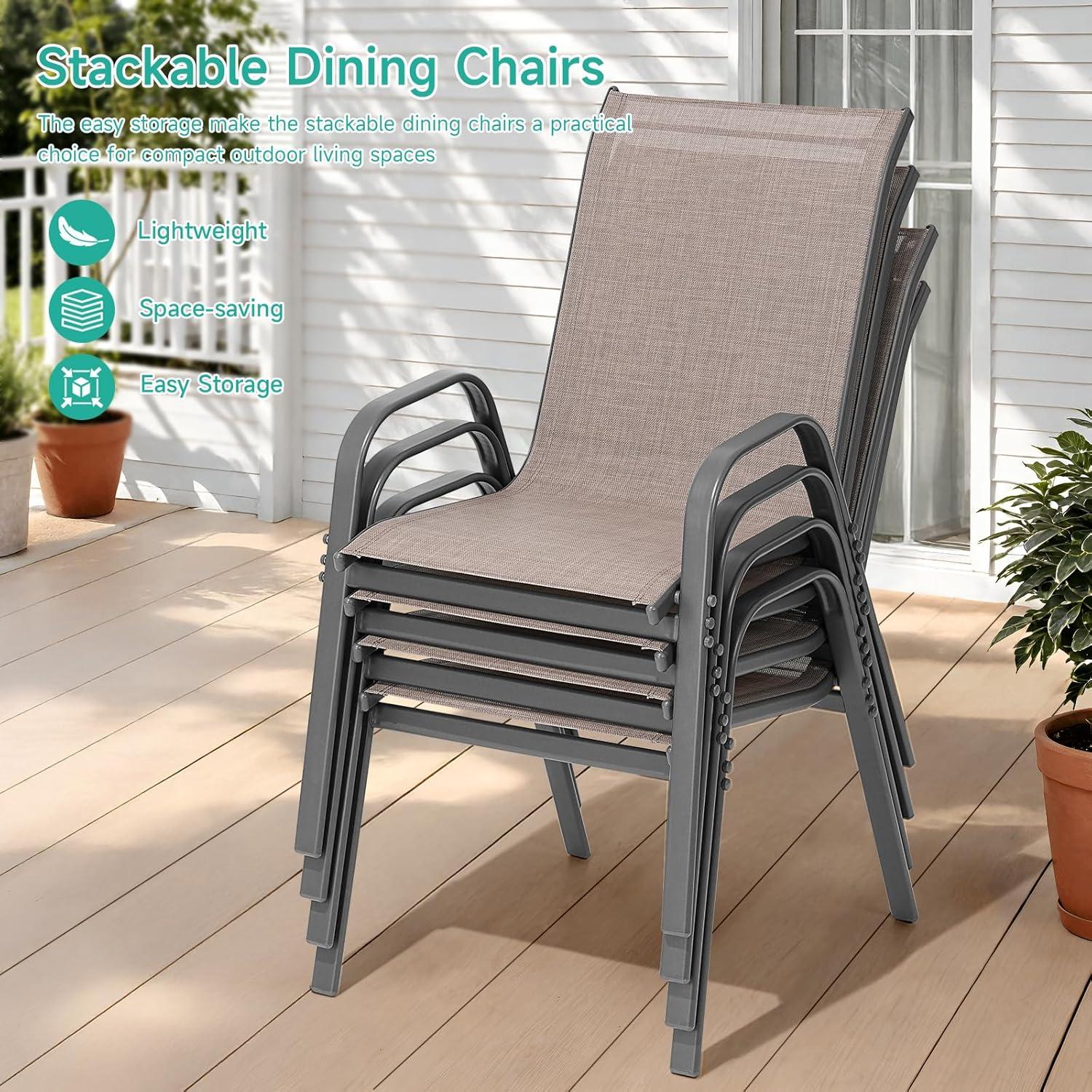 Our Honest Take: Stylish & Sturdy Patio Chairs Set of 6 Review