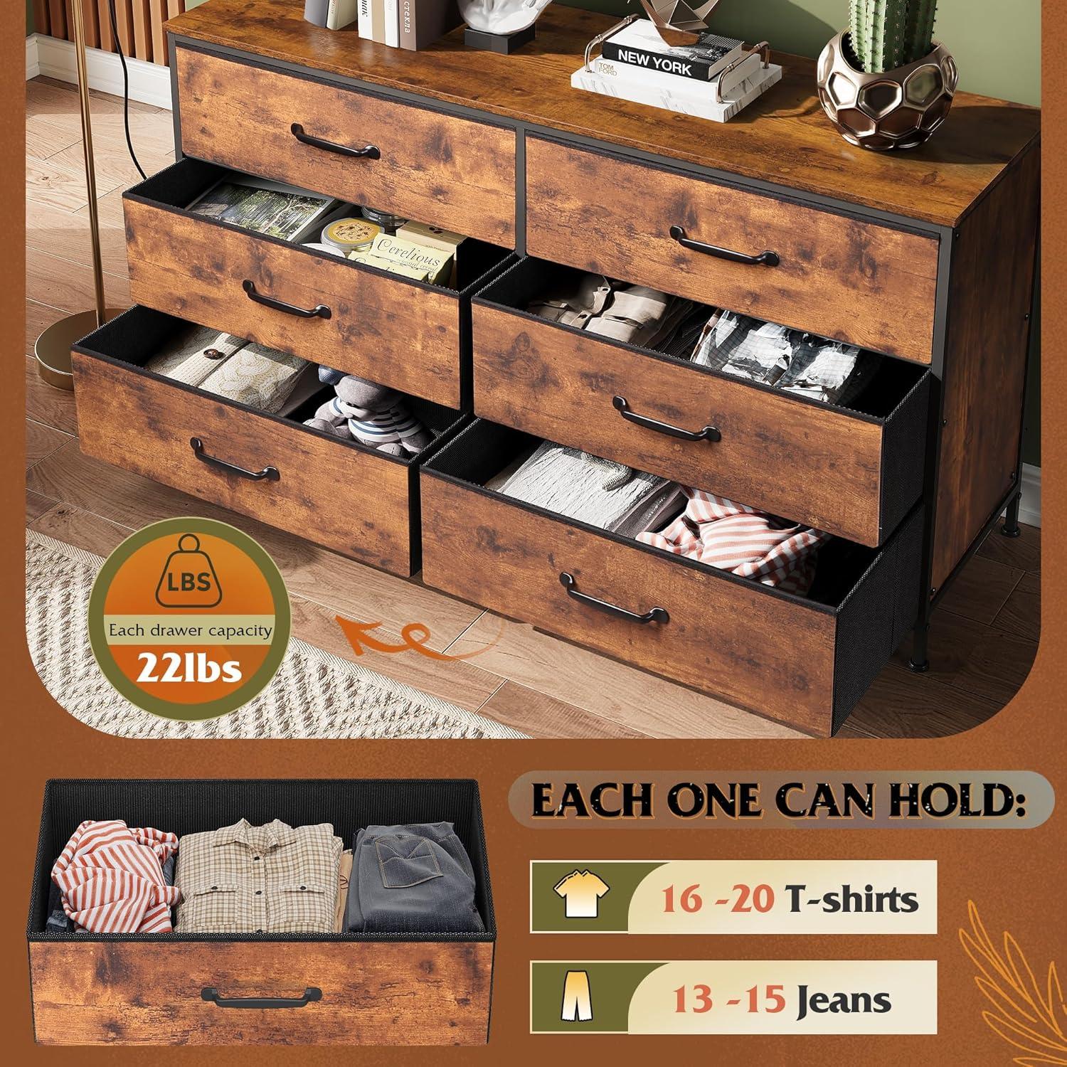 Our Honest Take on the WLIVE‌ 6-Drawer Fabric Dresser's Pros & Cons