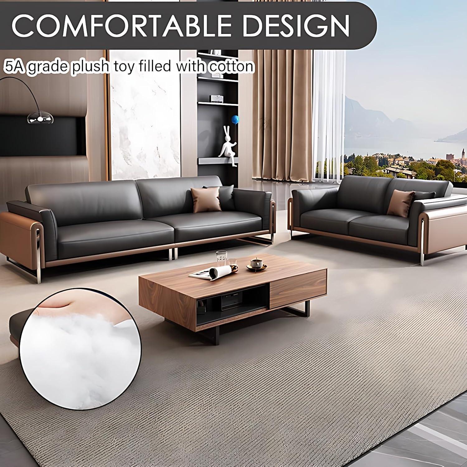 Why We Love Our ⁤Luxury Genuine Leather Sofa⁣ Set: Comfort & ‌Style ⁤Review