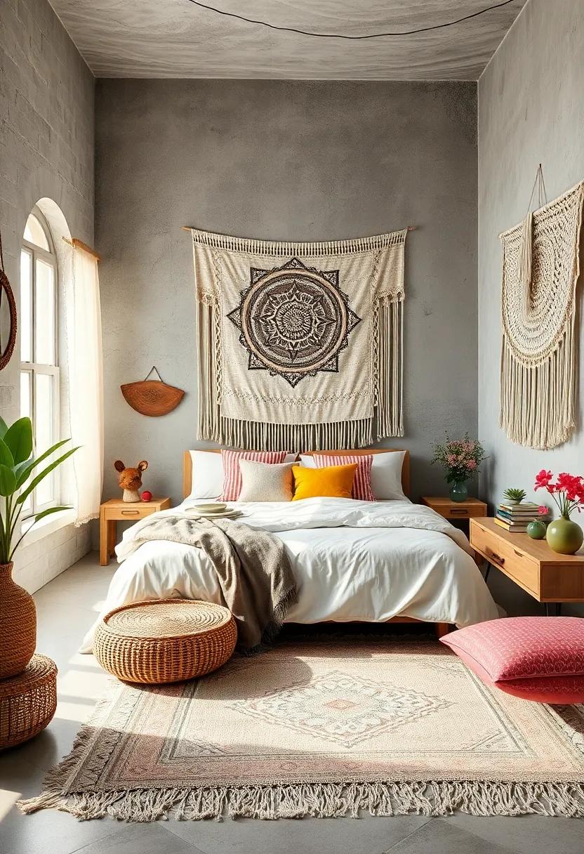 Adorn Walls with Tapestries and⁣ Macramé Wall Hangings