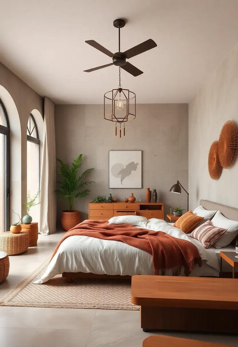 Embrace Earthy Tones with Warm neutrals and Natural textures