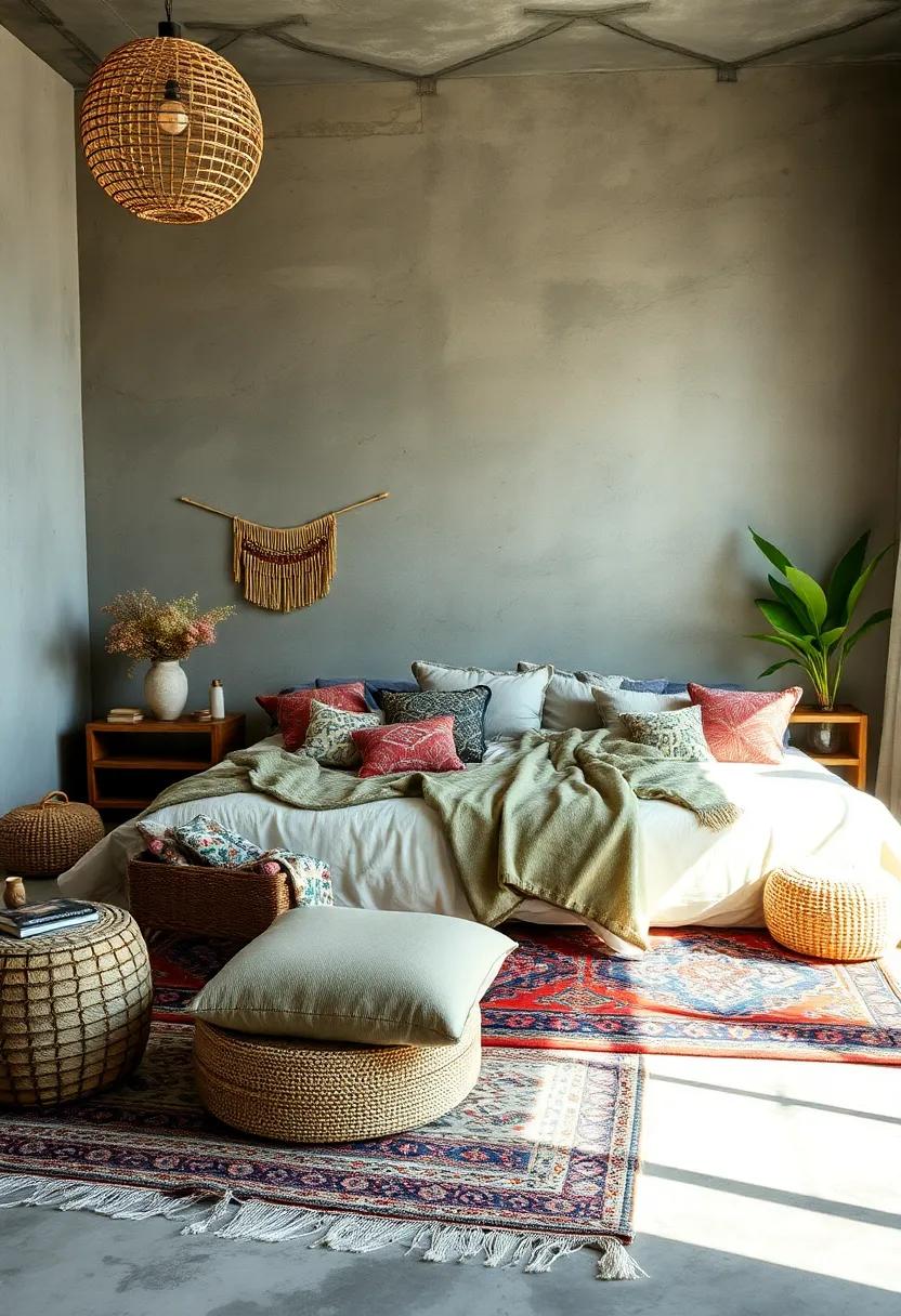 Layer Vibrant Patterned Rugs for a Cozy, Eclectic Feel