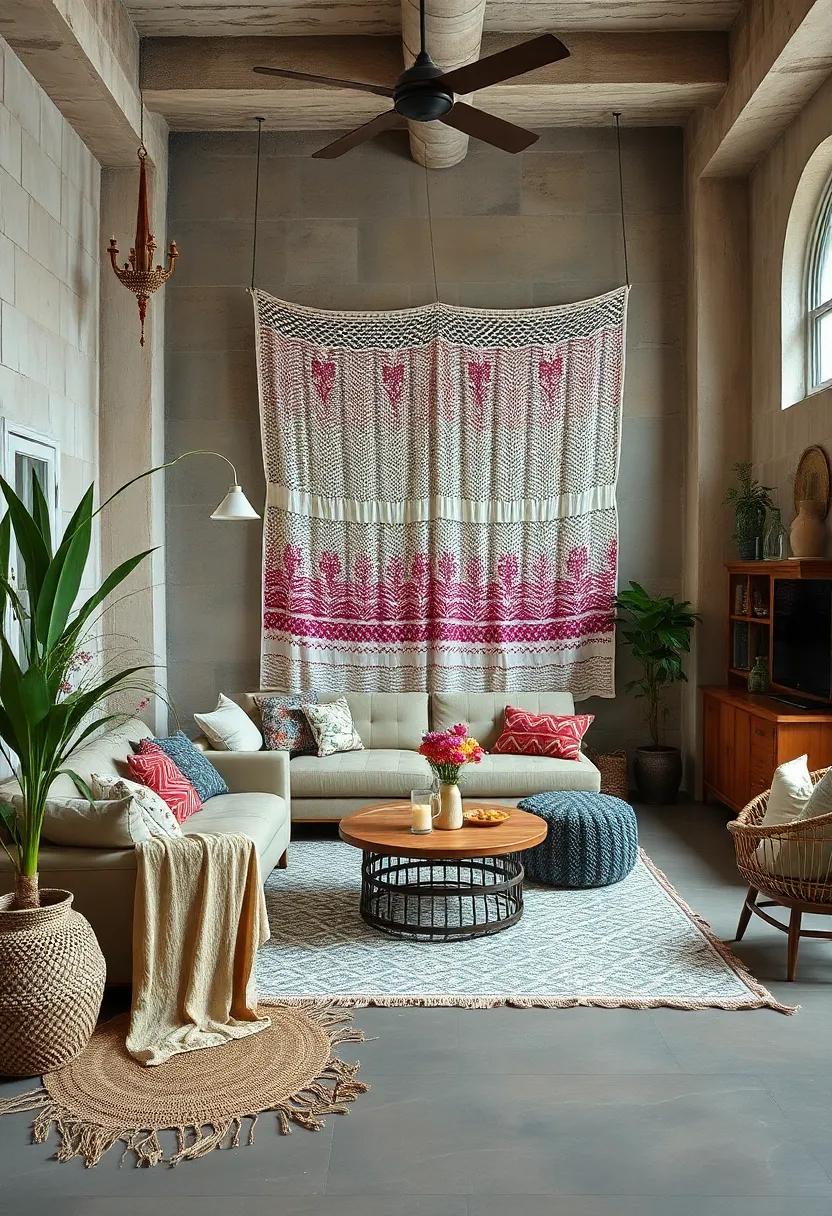 Introduce vintage lace or crochet pieces layered over more solid fabrics