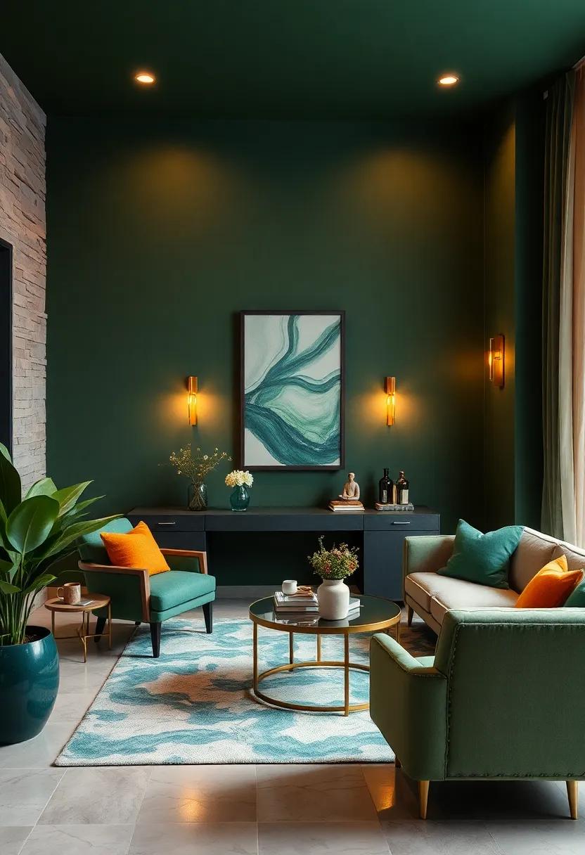 Integrate ⁤gold-accented wall sconces to ‌create ambient and task lighting