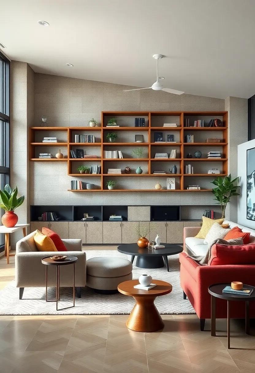 Integrate Open Shelving to Showcase Collectibles and Books