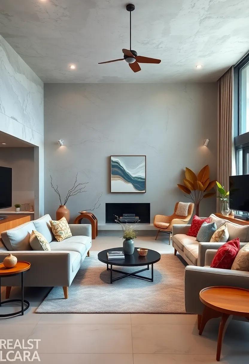 Use soft, Earthy Tones to Ground the Overall Palette