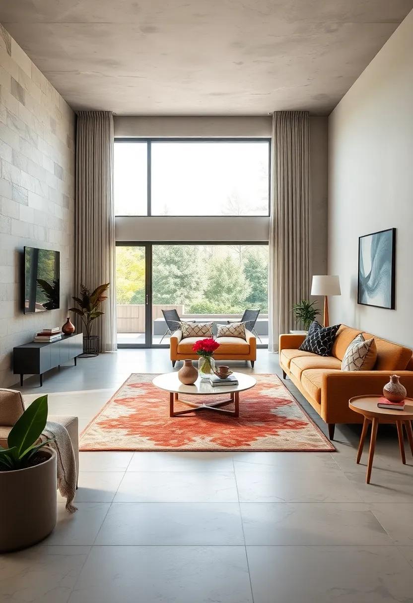 Balance Open Space with Strategic Placement of Iconic Decor Pieces