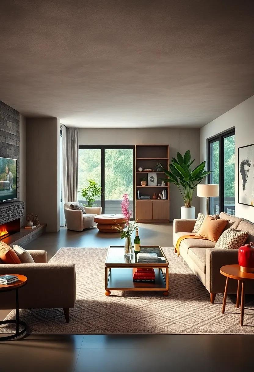 Feature a Vintage Bar Cart as a Stylish Entertaining Hub