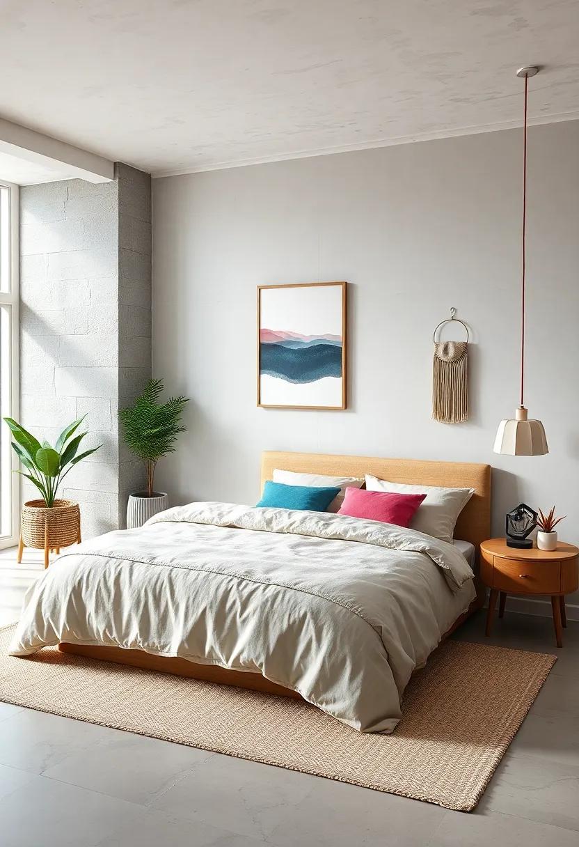 Keep Decor Minimal ‌with a Single statement Artwork or Wall Hanging