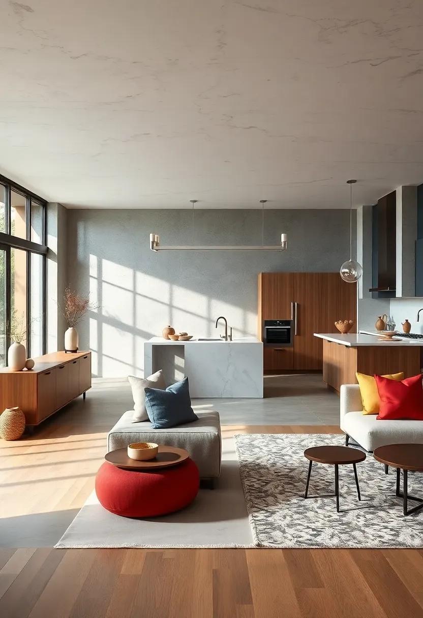 Prioritize ergonomic layouts that facilitate movement and ease ⁤between kitchen and living zones