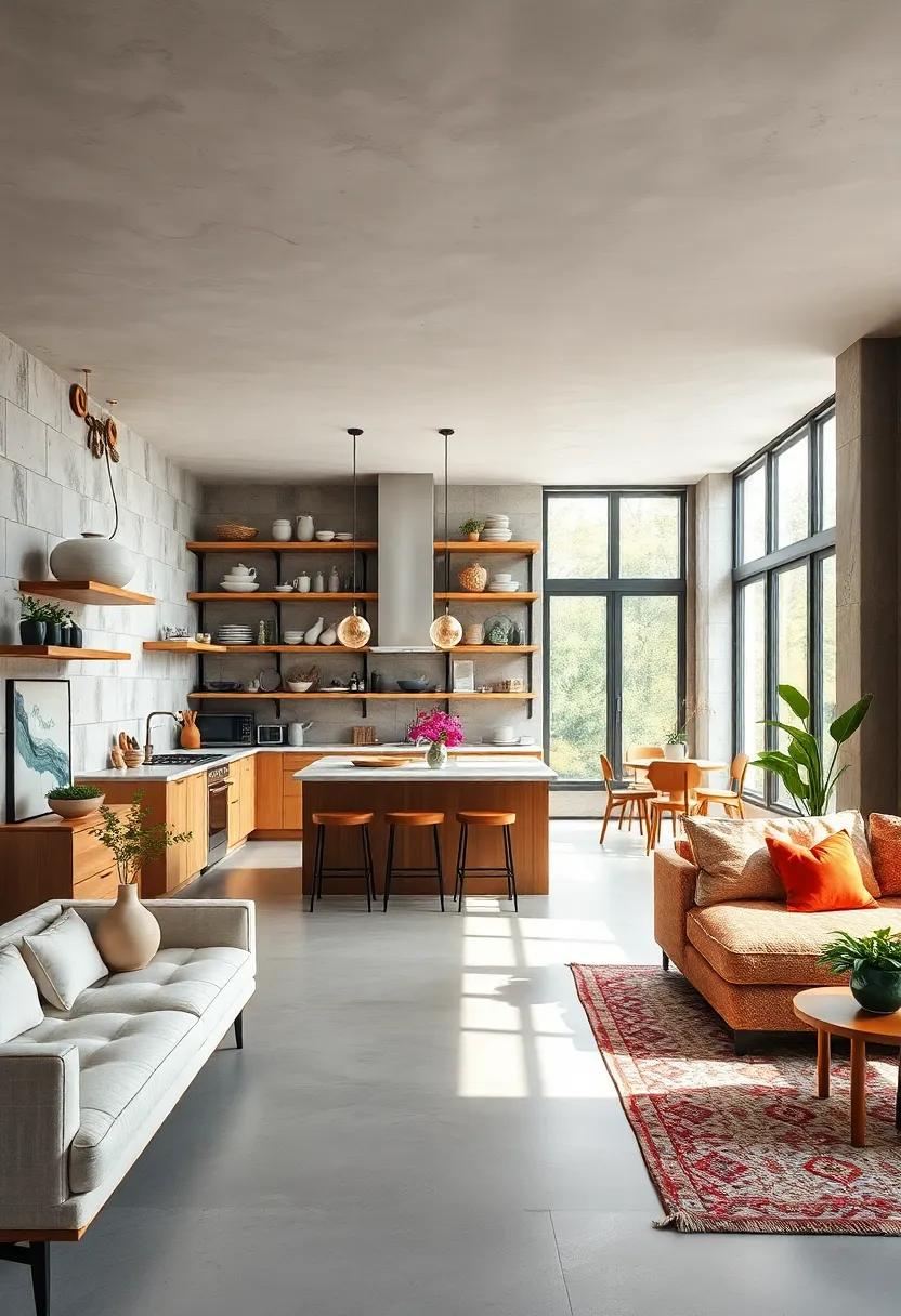 Use open shelving to ⁤display beautiful kitchenware and personal decor, adding character to the⁤ space