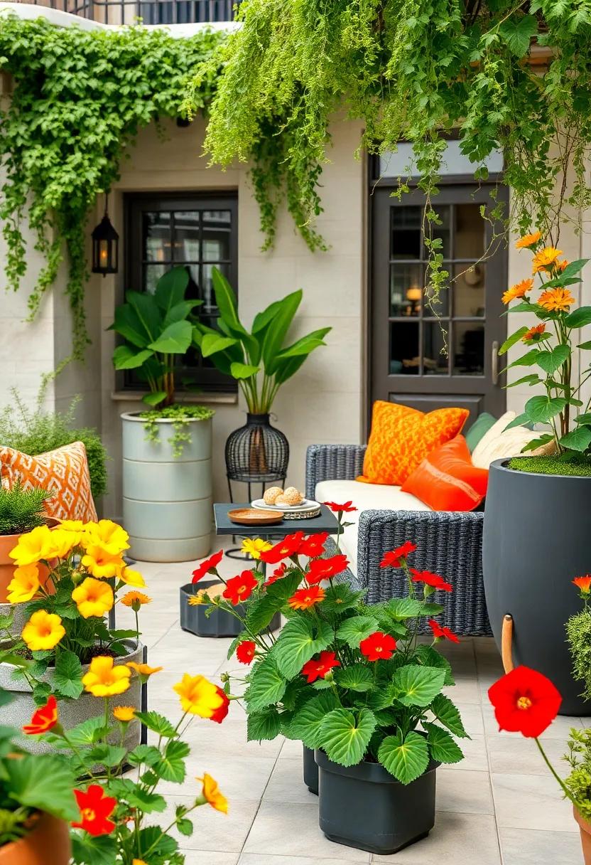 Nasturtiums - edible flowers and leaves with a peppery taste, plus they attract pollinators to your garden