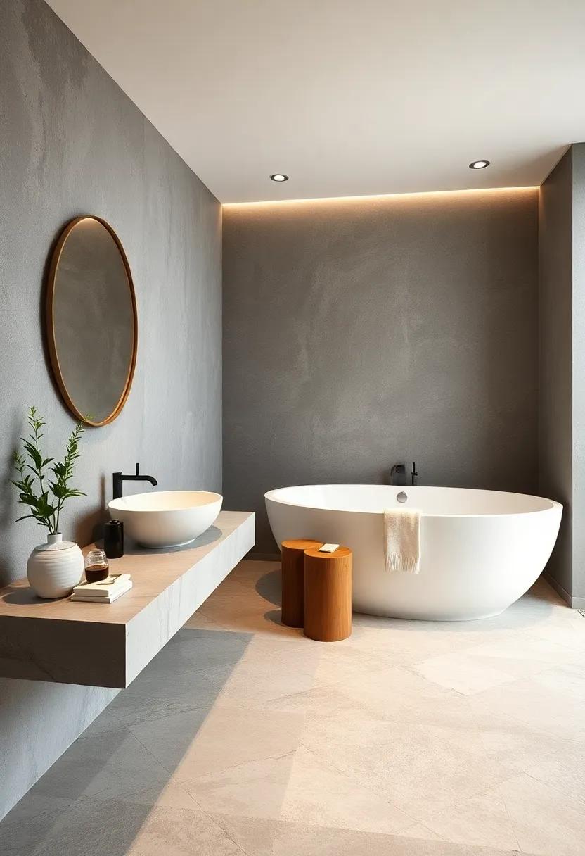 Keep flooring simple and subtle to allow statement fixtures to take center stage