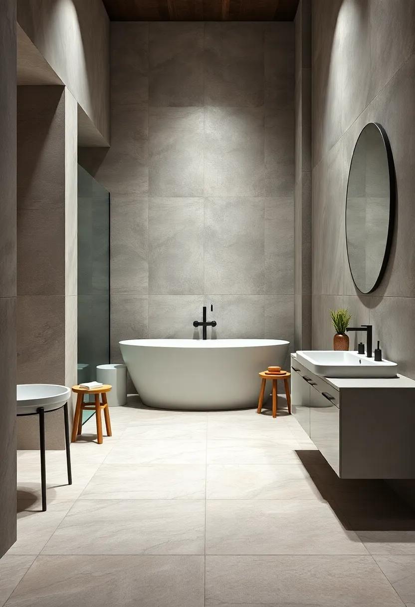 Use contrasting grout colors to make simple tiles pop and add style