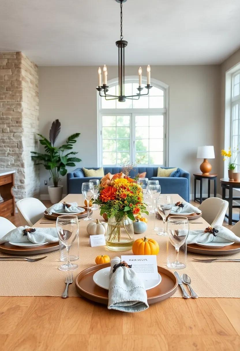 Family Recipe Cards as Decor: scatter beautifully printed family recipe cards around the table to celebrate tradition and spark conversation