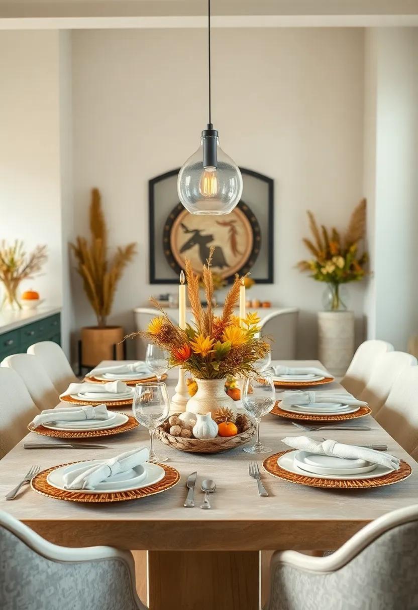 Nautical Autumn Theme: Combine driftwood, seashells, and fall foliage for a unique blend of coastal and harvest motifs