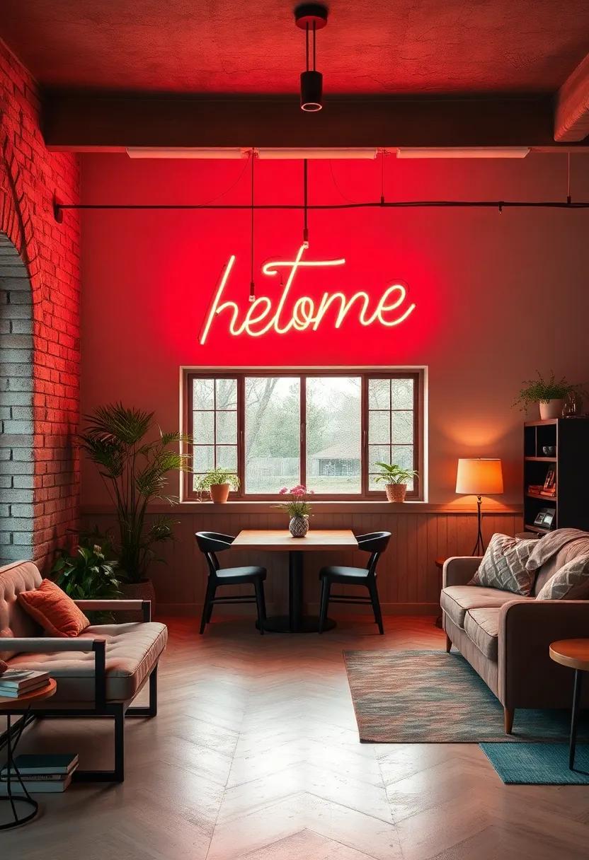 Retro Neon Sign ⁣Lamp -⁤ Channel mid-century diners with bold neon tubing ⁤shaped into retro script or iconic symbols for a playful ⁣pop of light