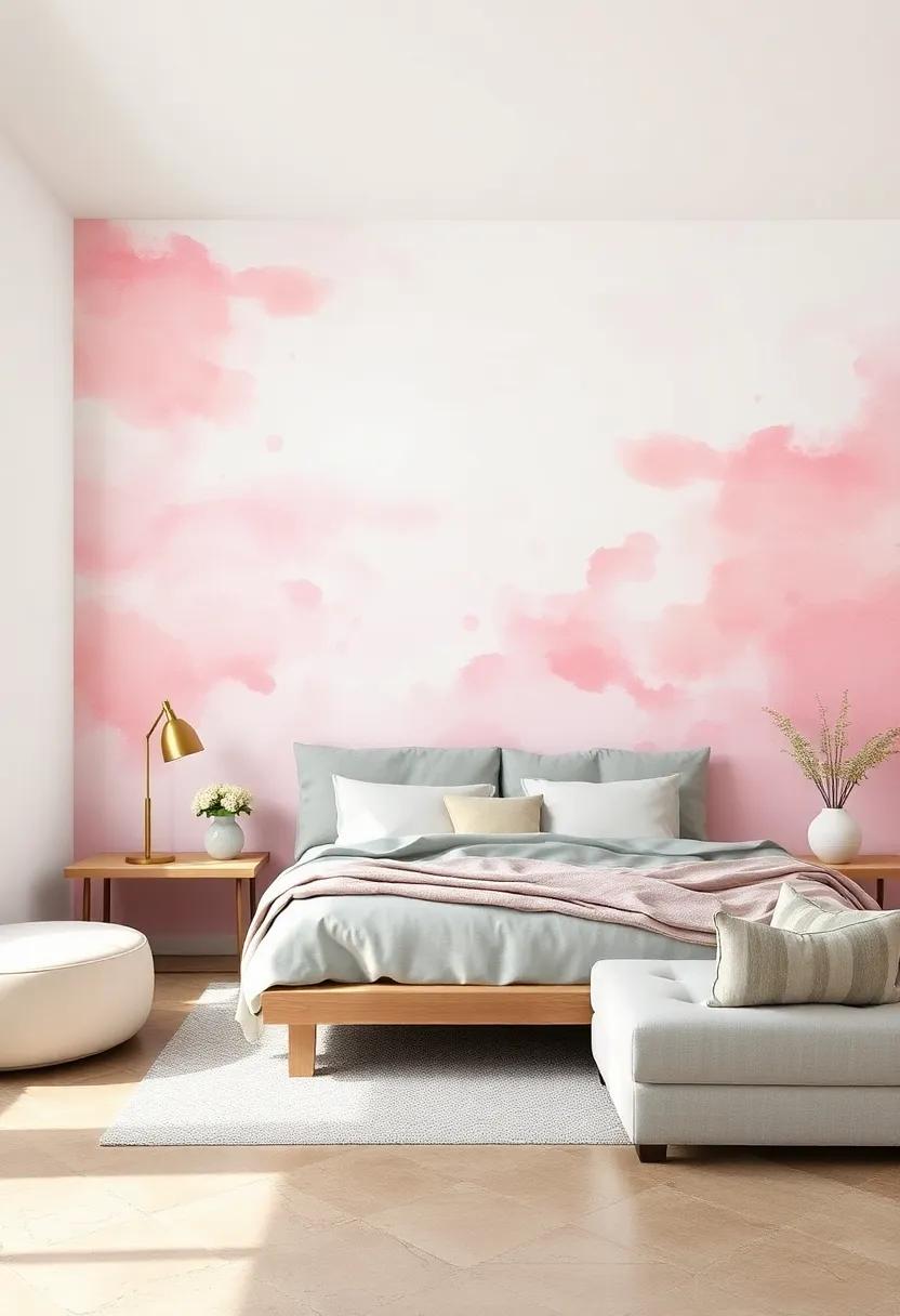 Dreamy Pastel Skies: Gentle washes of blush pinks⁣ and lavender hues that create a ​soothing, dreamy atmosphere