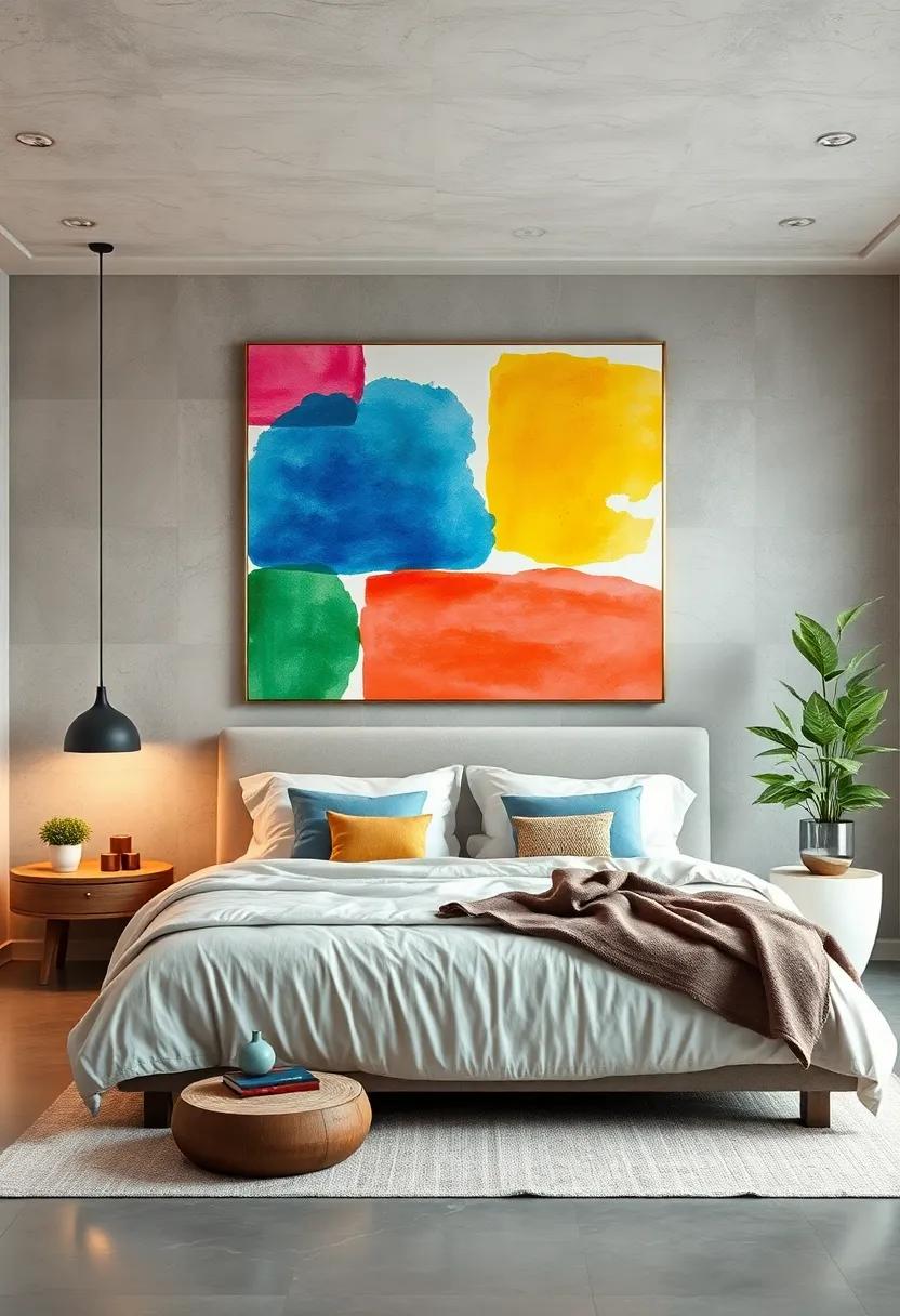 Playful Color Blocks: Bright,geometric watercolor blocks that add modern vibrancy without overwhelming