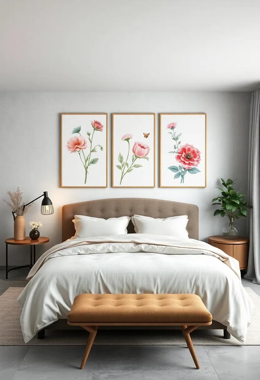 Vintage Botanical Prints: Timeless watercolor depictions of classic flowers that bring nostalgia and charm