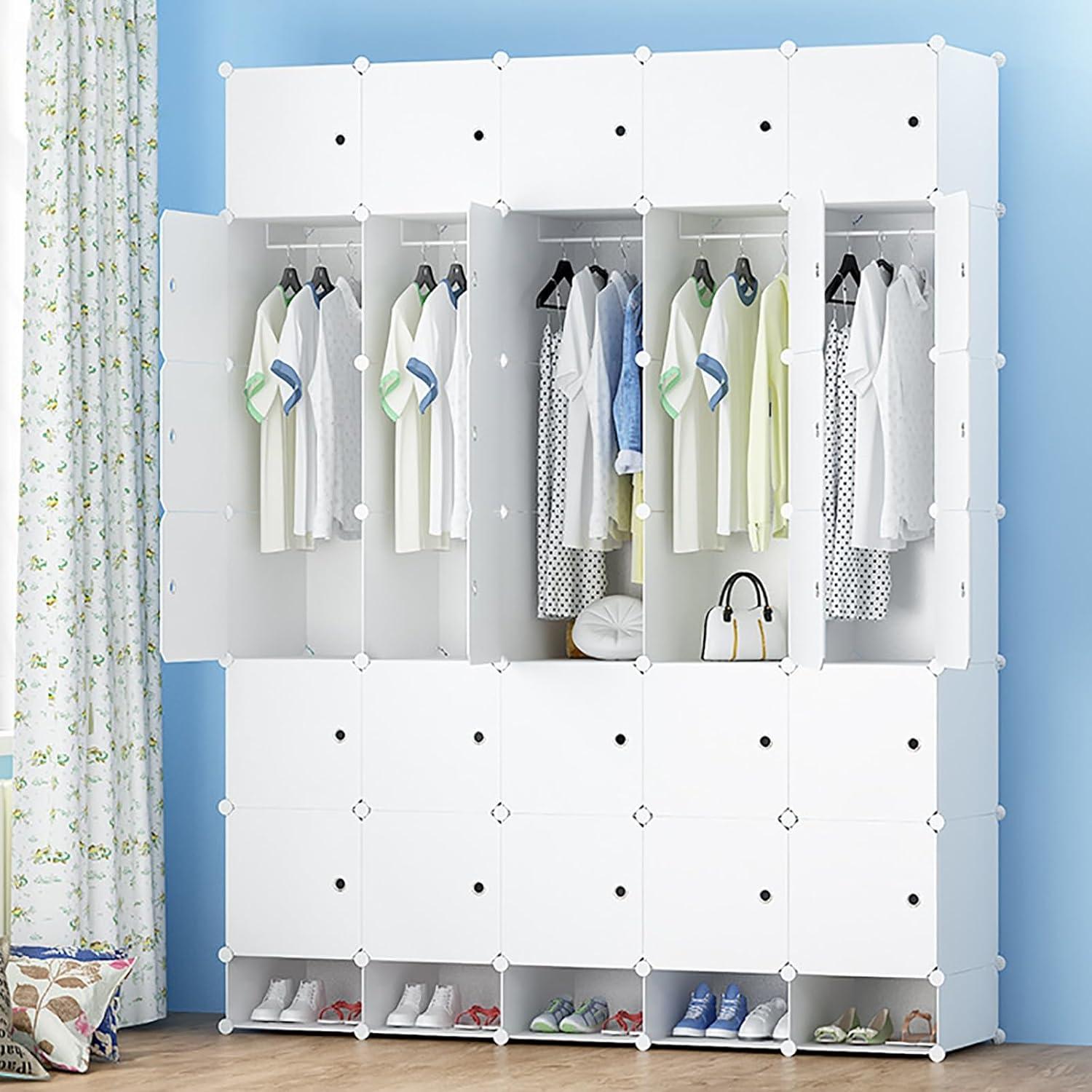 How We Organized Our Home with This Portable Wardrobe Cube Rack