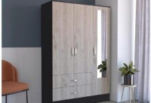 Why We Love the Bohemian Bliss 120 Mirrored Armoire’s Storage & Style