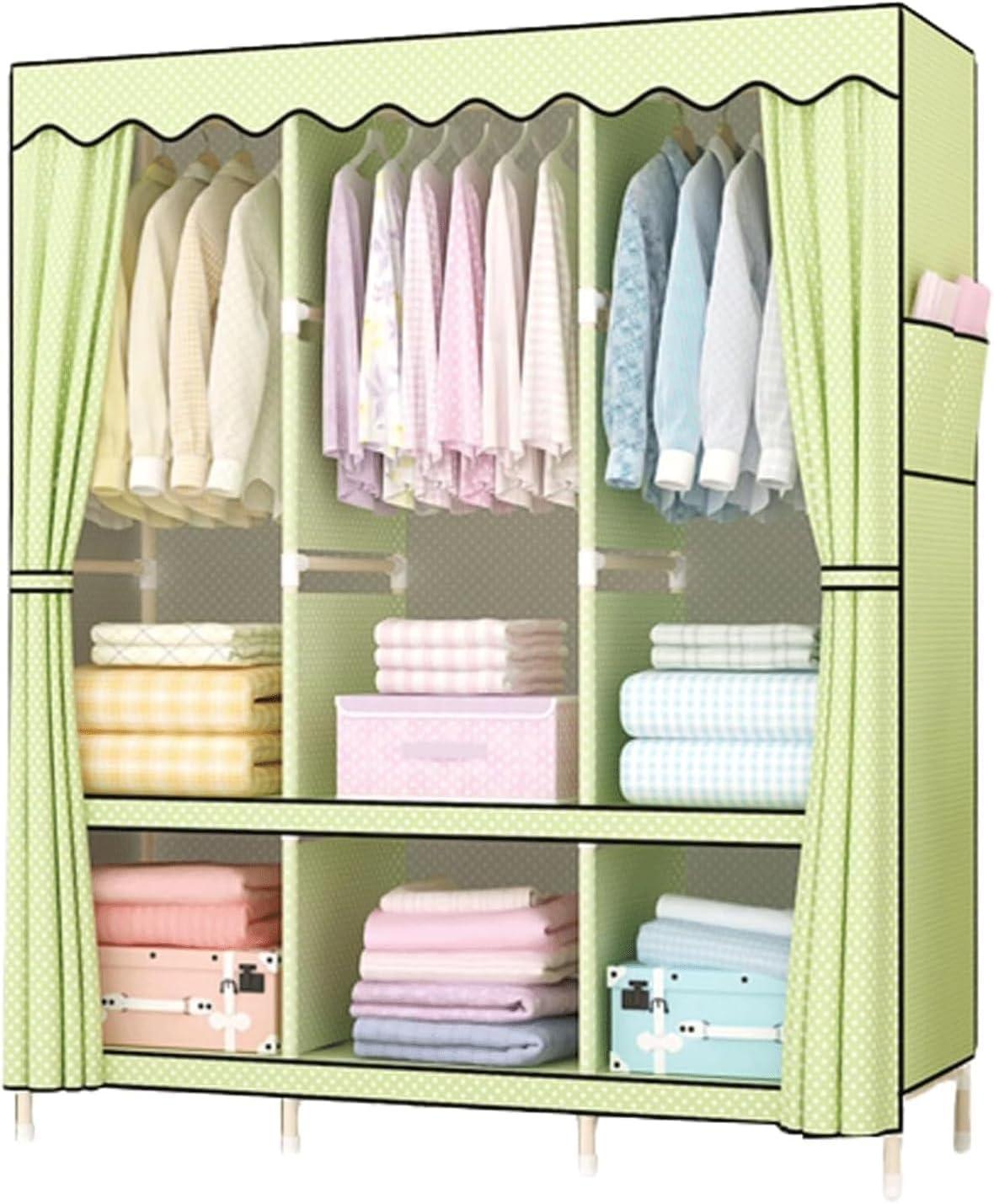 How We Maximize Space with This Sturdy Portable Wooden Wardrobe